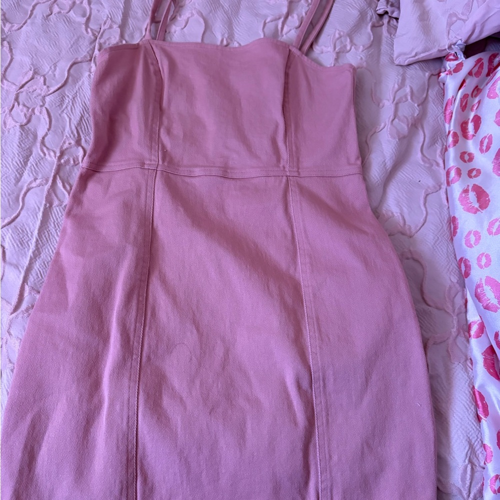Pink Sleeveless Dress